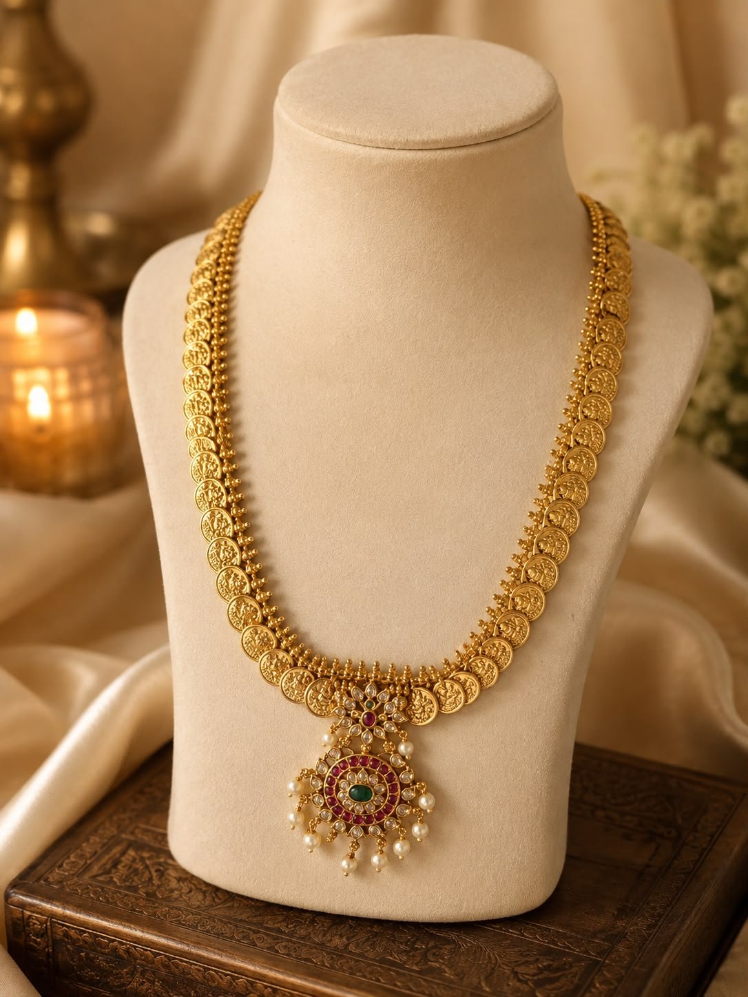 Coin Haram With Kemp Stone Pendant — view 1