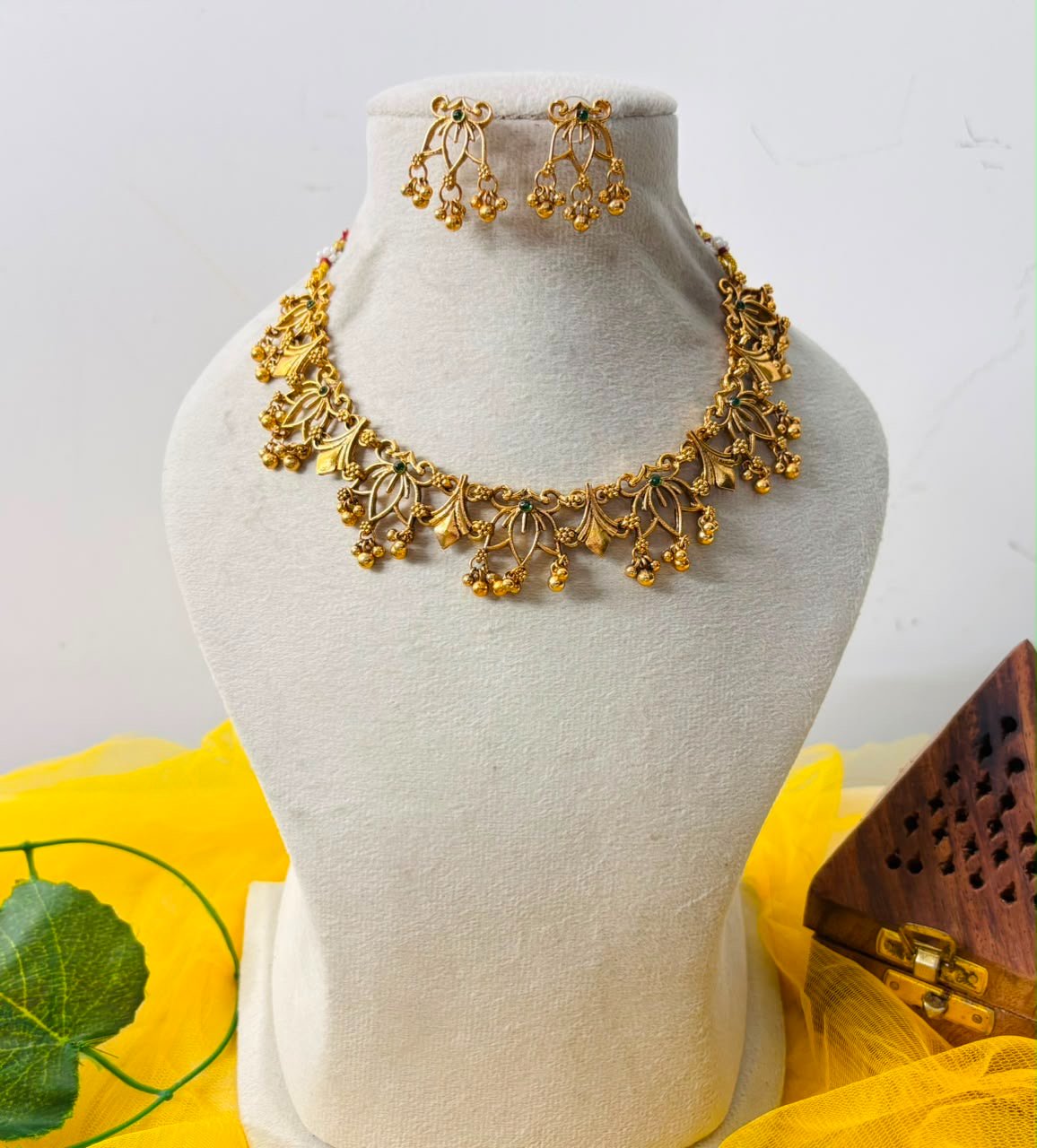 Golden Lotus Necklace