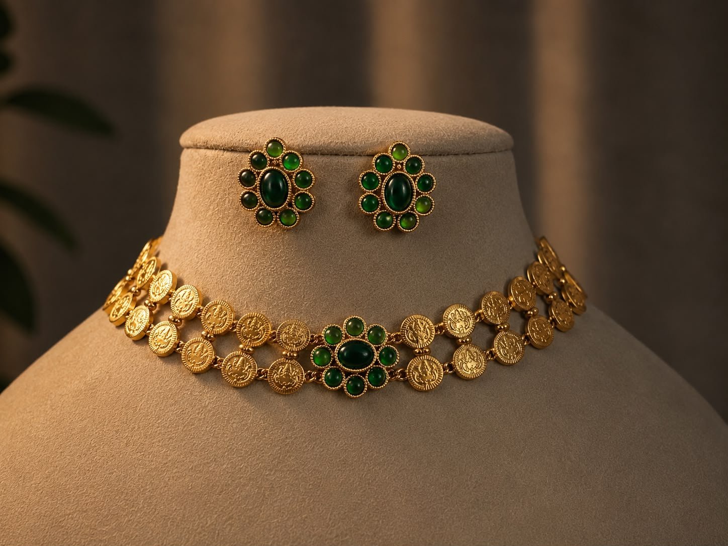 2 layered coin chocker