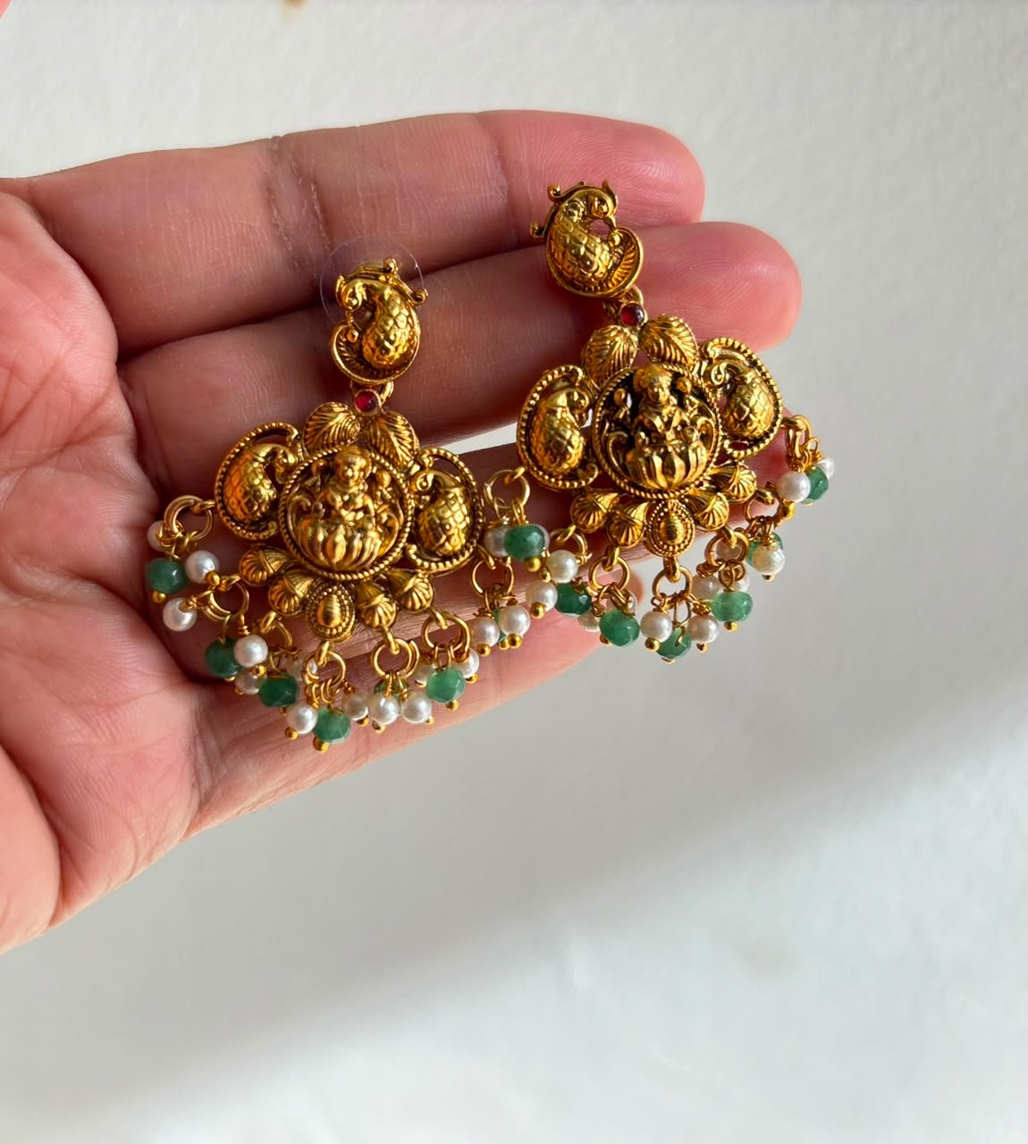 Nagas With Green Pearl drops — view 2