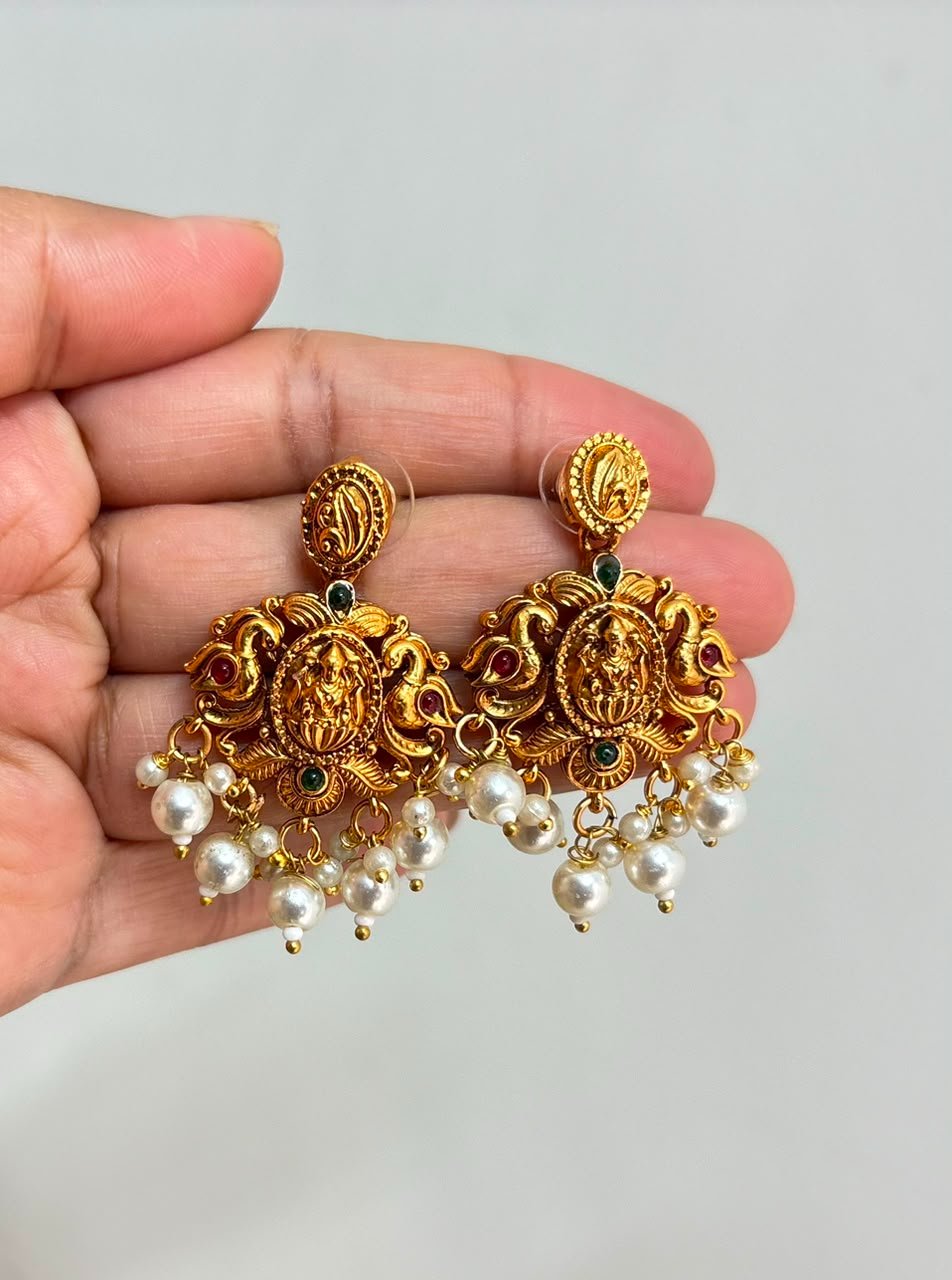 Golden Replica Nagas with Pearls — view 2