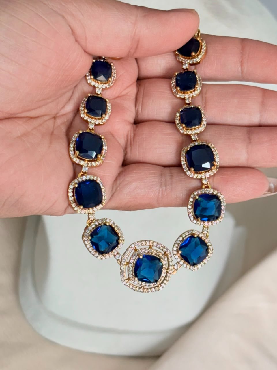 Royal Blue Premium Necklace — view 3