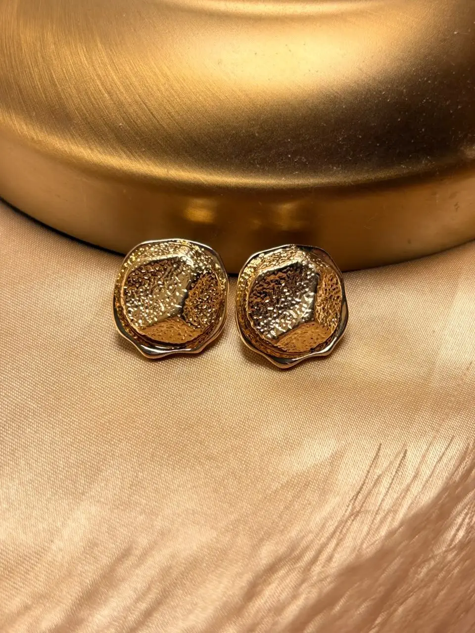 Westo Textured Oval Earrings — view 1