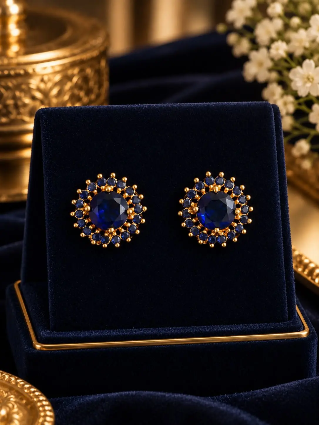 Royal Blue Studs