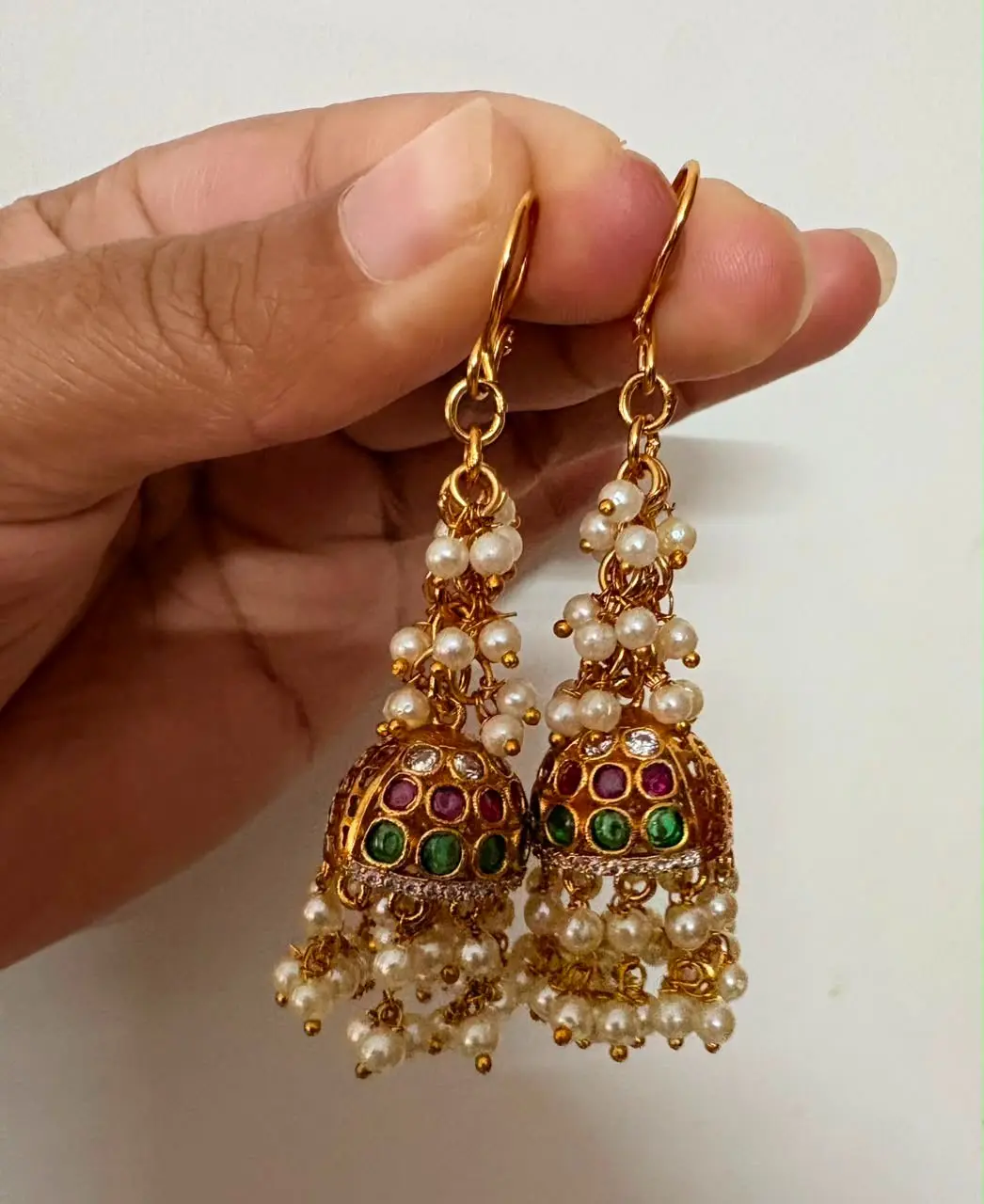 pearl kemp jhumka — view 2