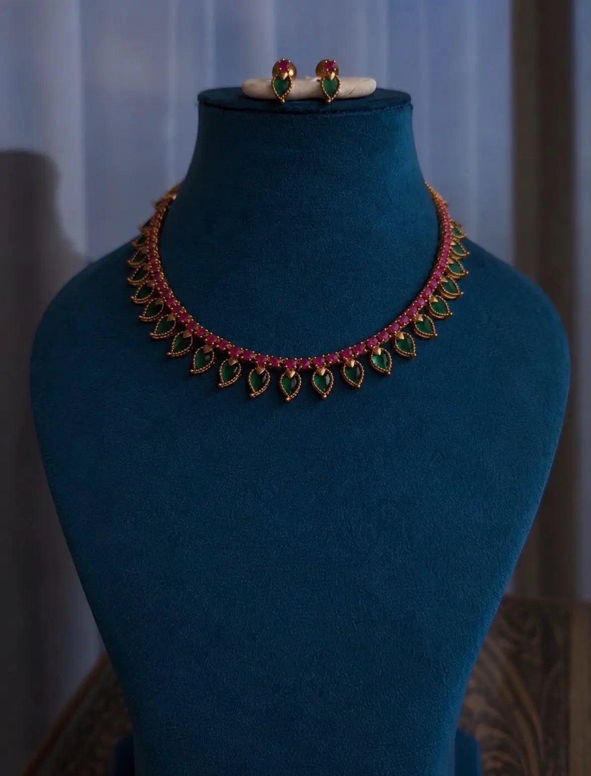 ruby stoned palakka — alternate view