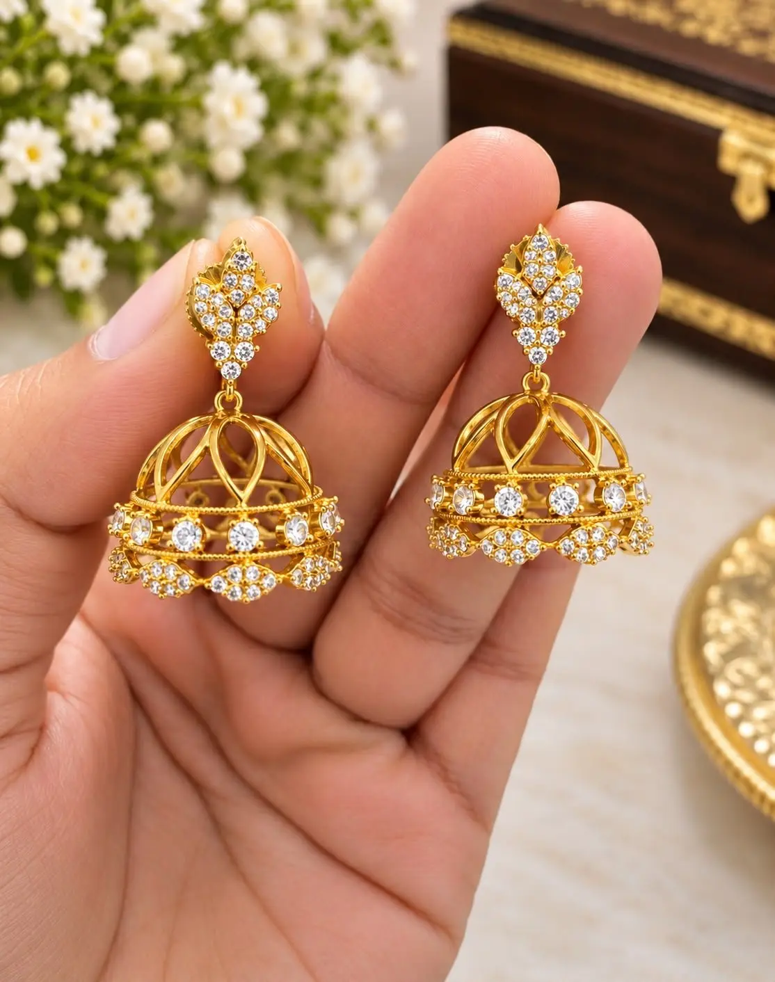 Vintage Earrings With Mattal