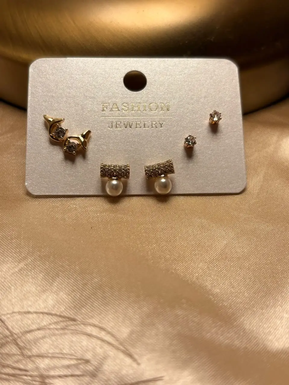 Diamond Whisper Combo Earrings — view 1