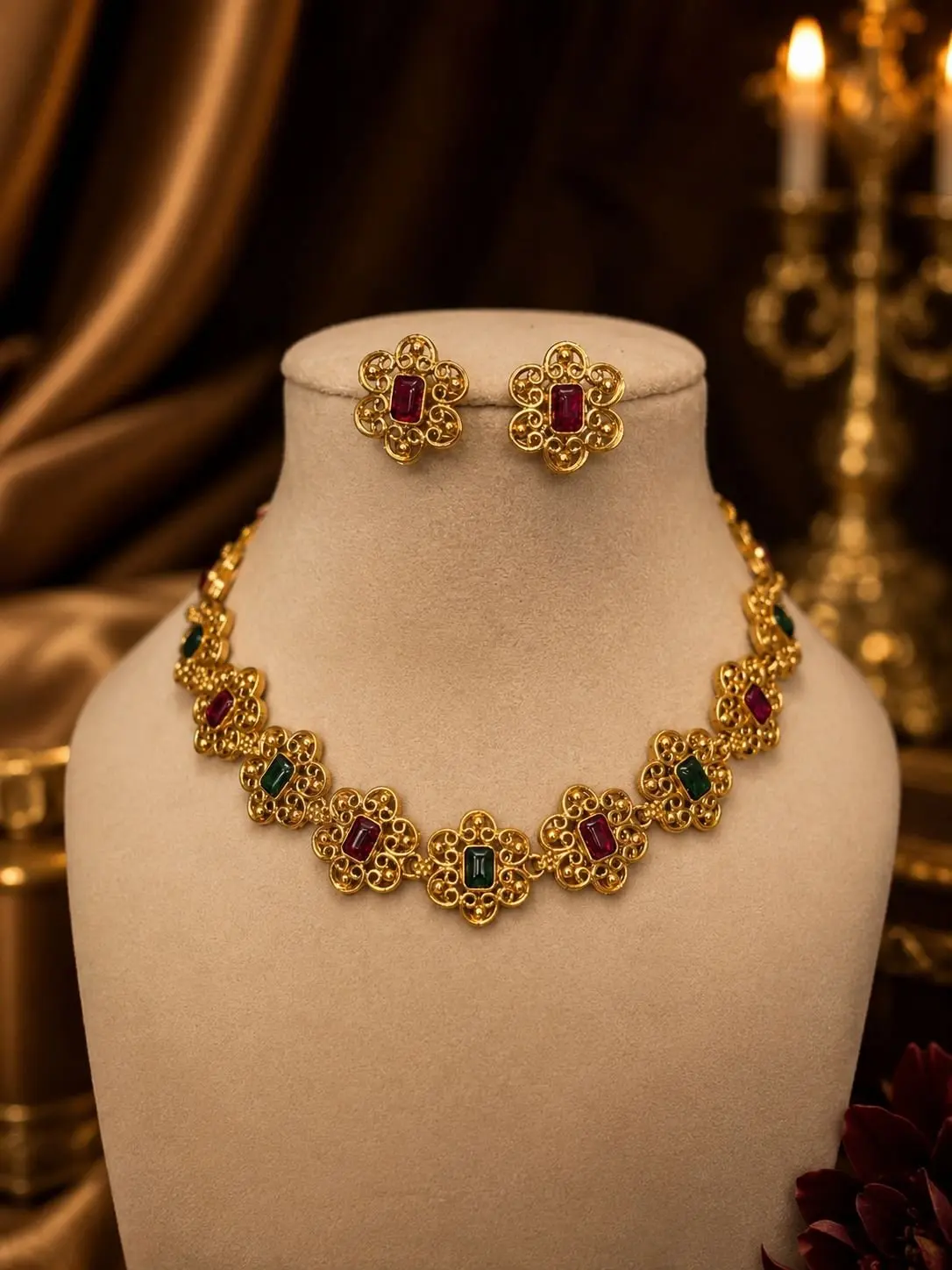 Gold Replica Sufi Necklace — view 2