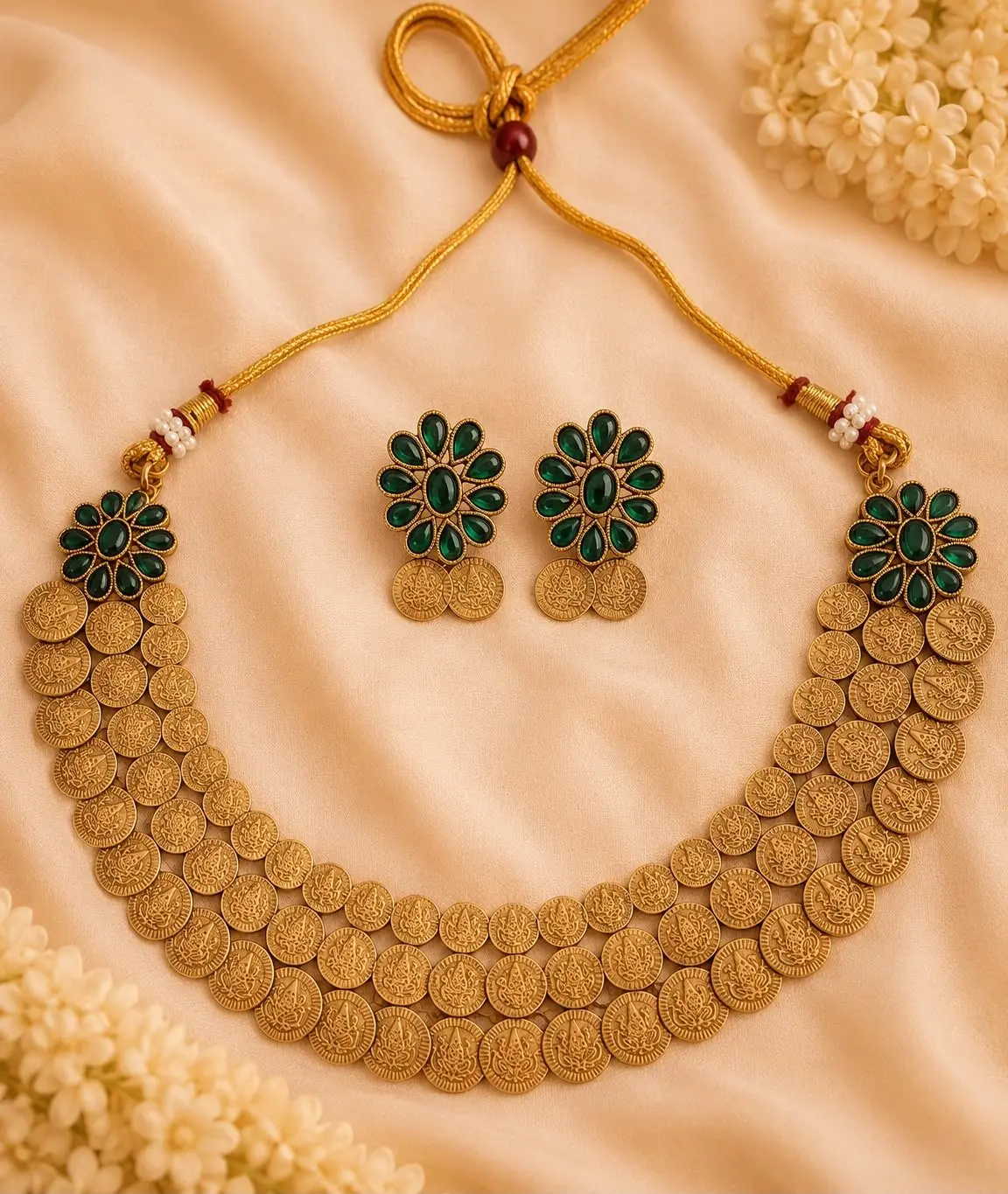 Three Layer Coin Necklace