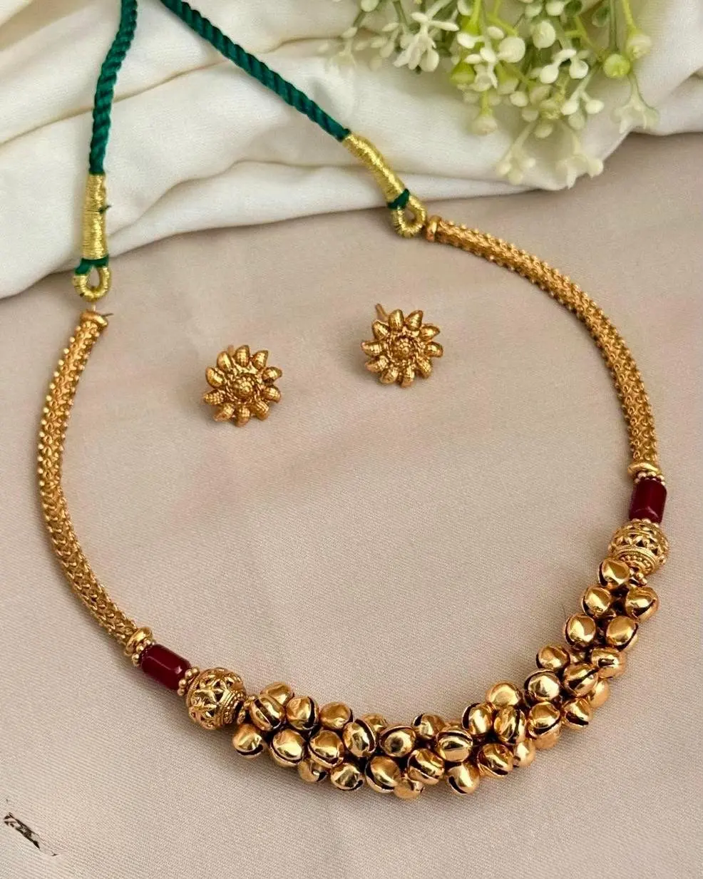 ghungroo/ chilanka Necklace — alternate view