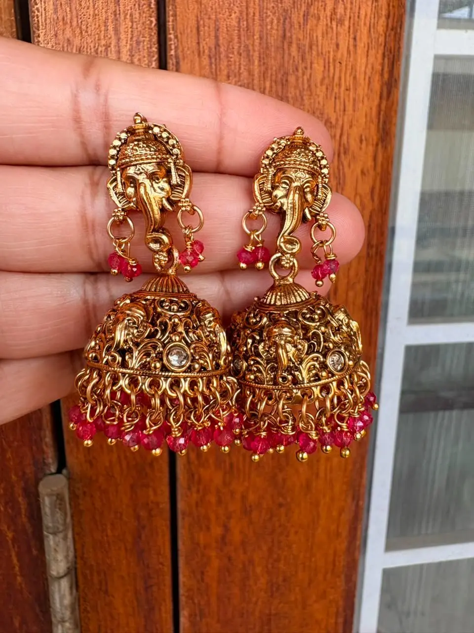 ganapathi jhumka — view 2