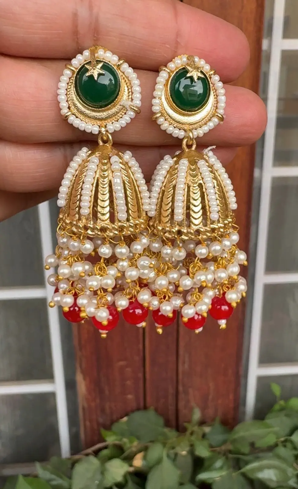 Mukta Premium Gold Jhumka