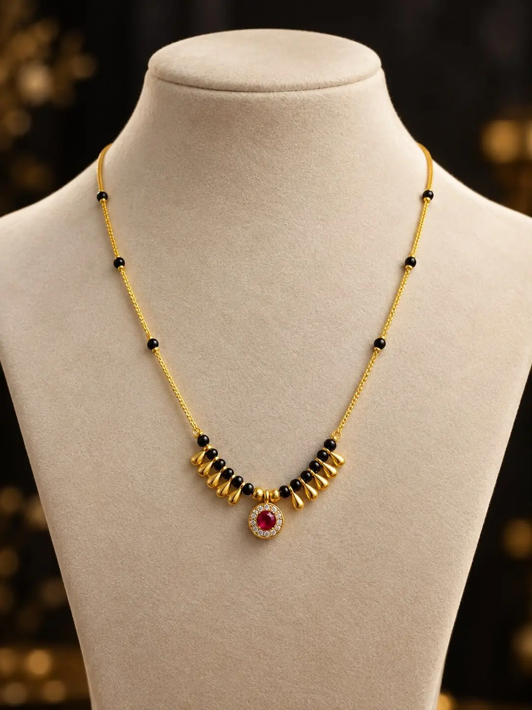 Mangalsutra with AD Pendant