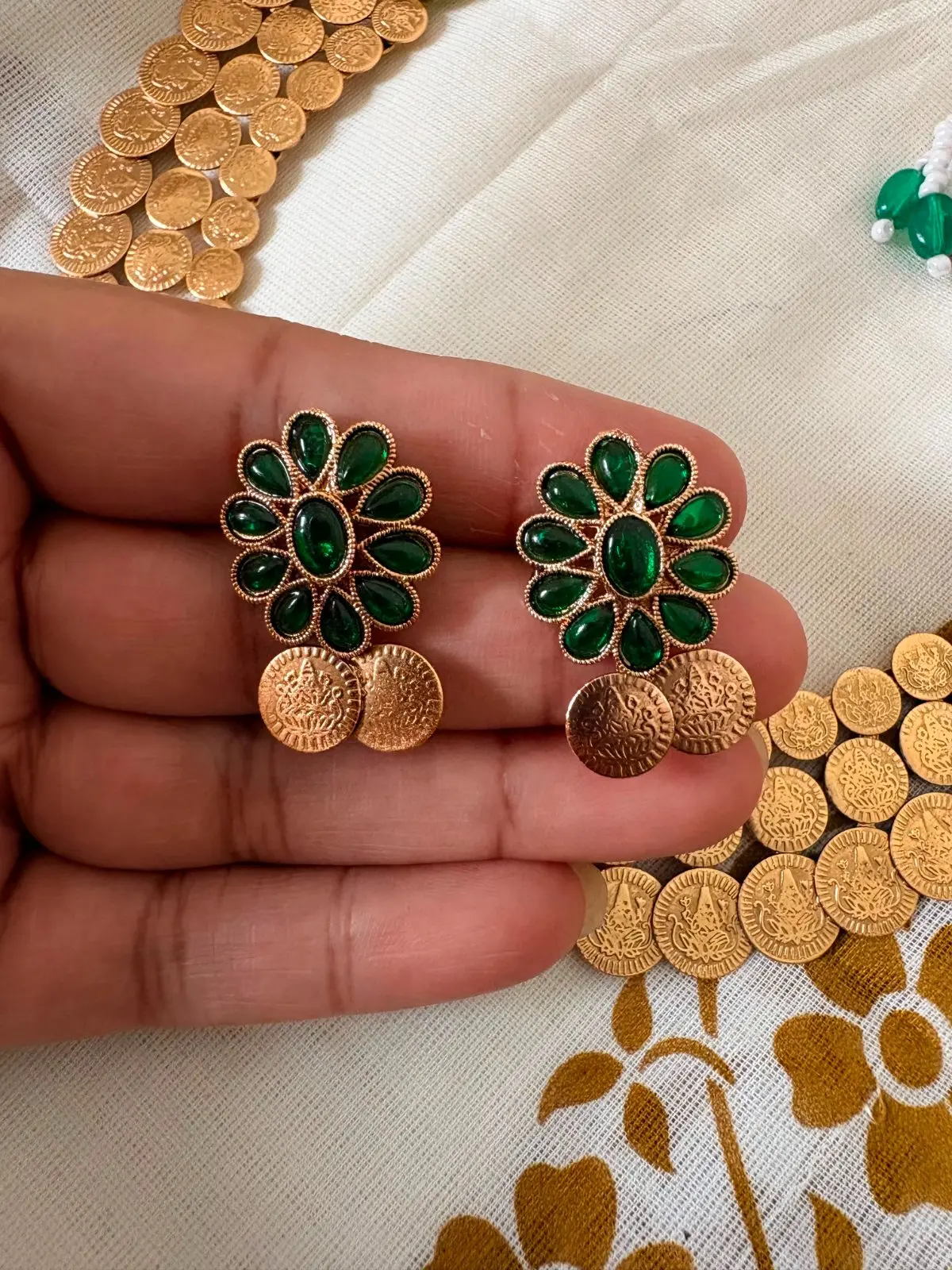 Three Layer Coin Necklace — view 2