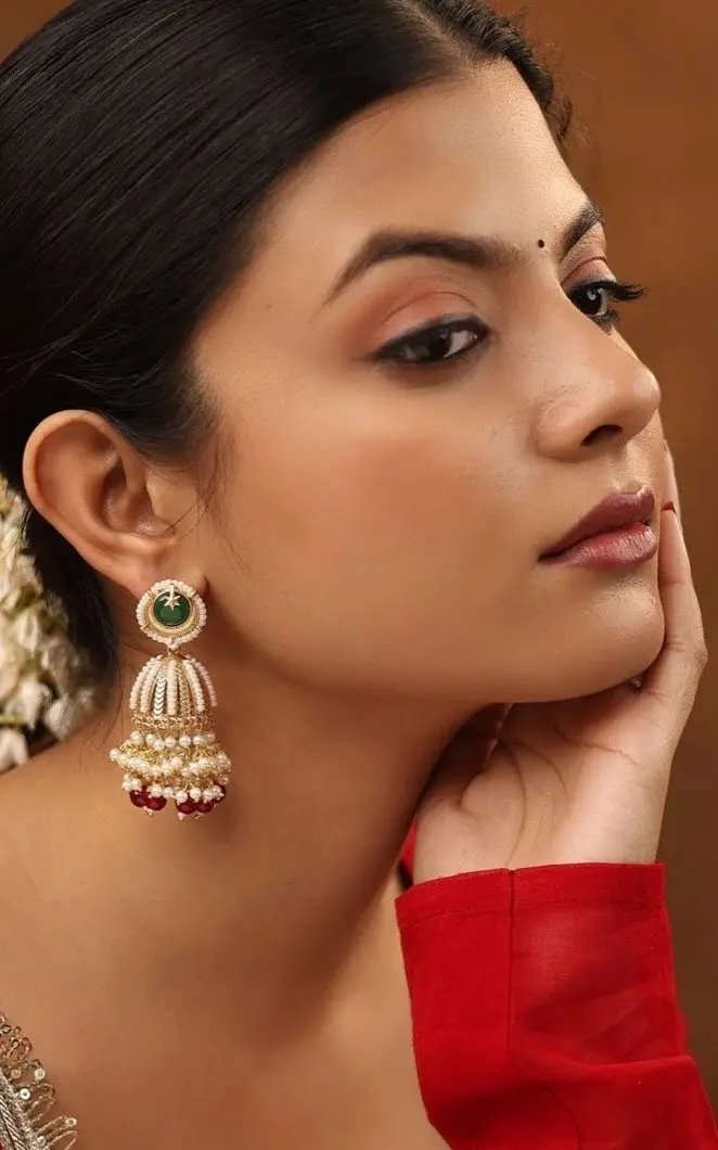 Mukta Premium Gold Jhumka — view 2
