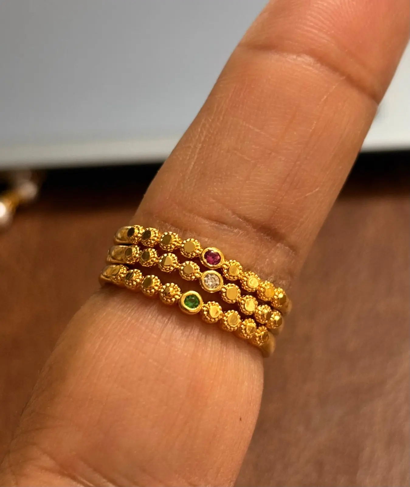 Ad Stone Ring — view 1