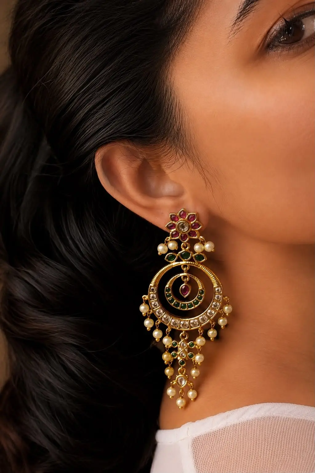 Unique Chandbali Earring