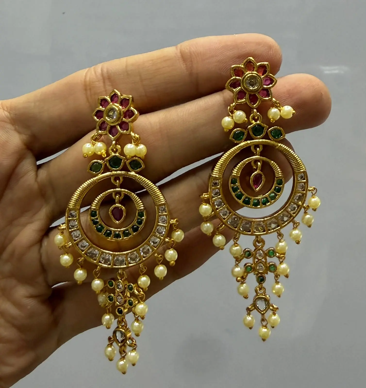 Unique Chandbali Earring — view 2