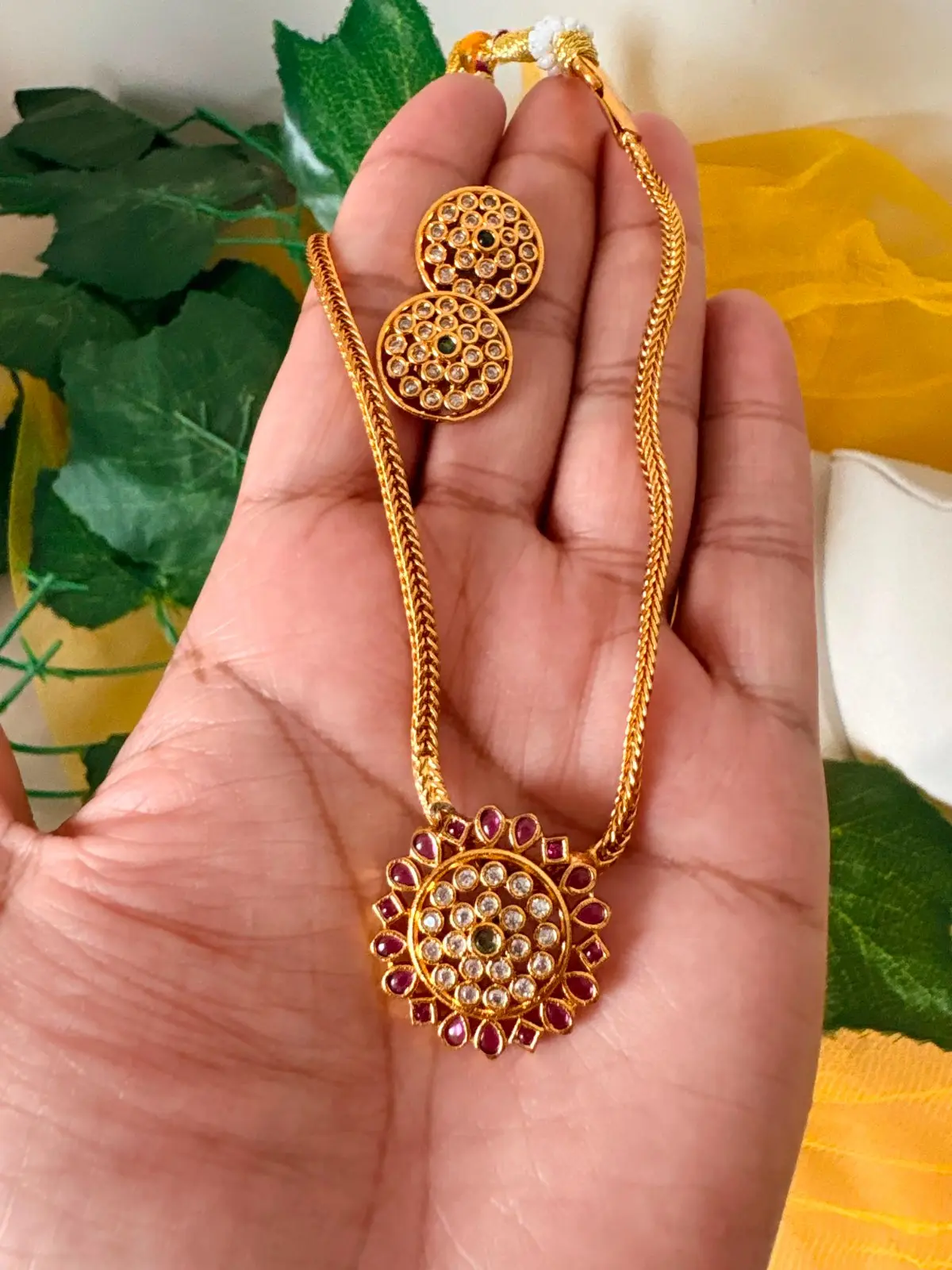 Floral Cluster Choker — view 2