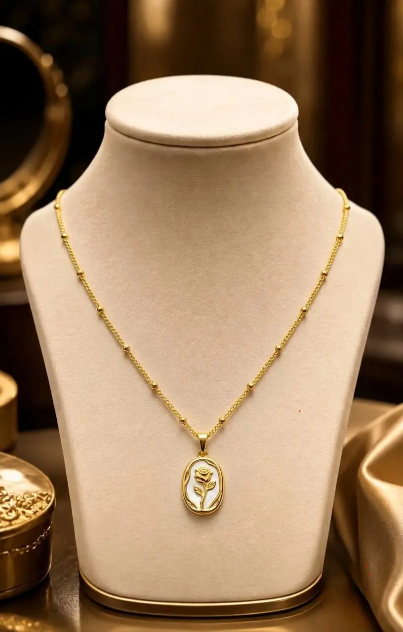 Treasure Rose Necklace — view 1