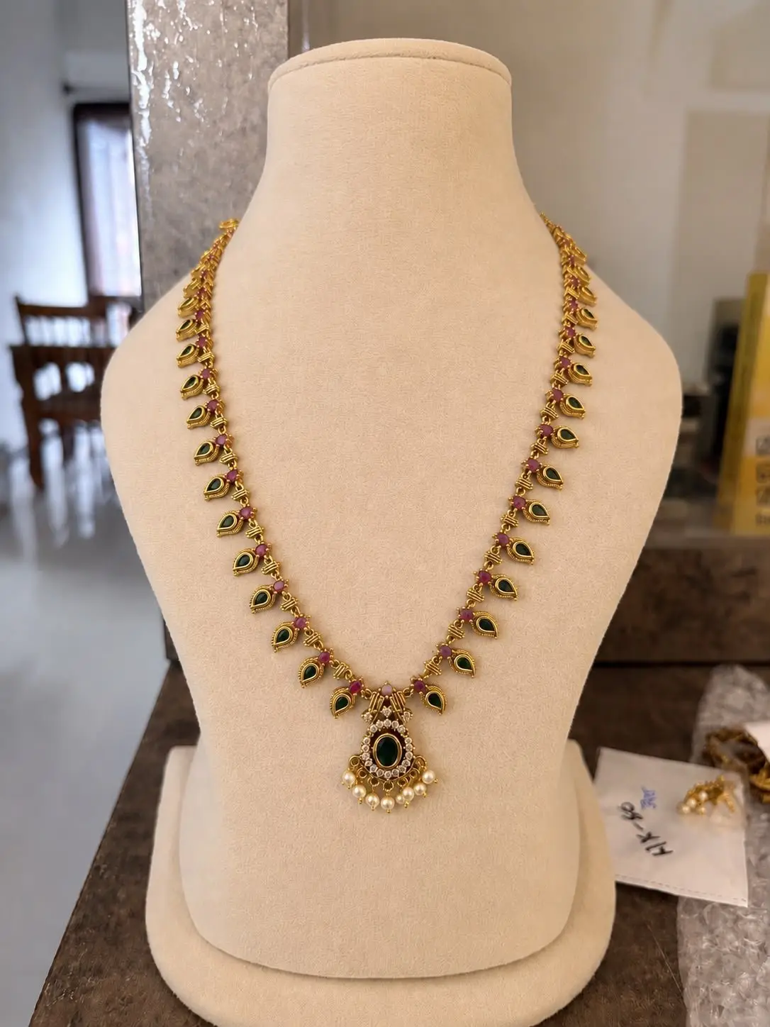 gold replica long palakka