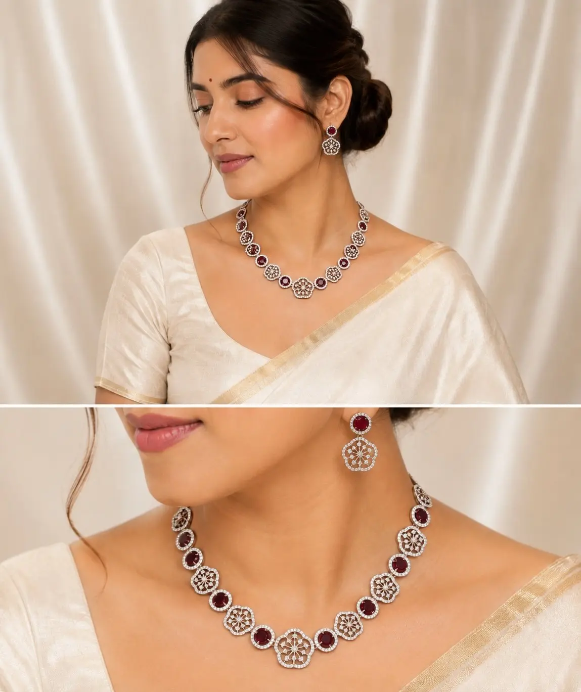flora luxe necklace — view 1