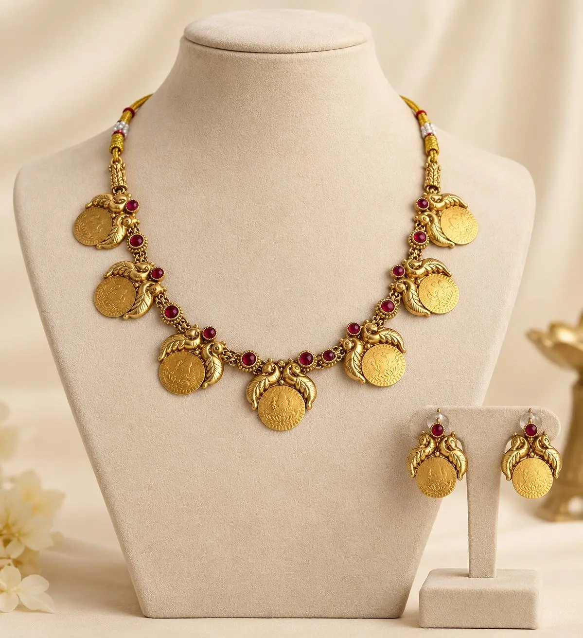 Antique Peacock Premiun Necklace