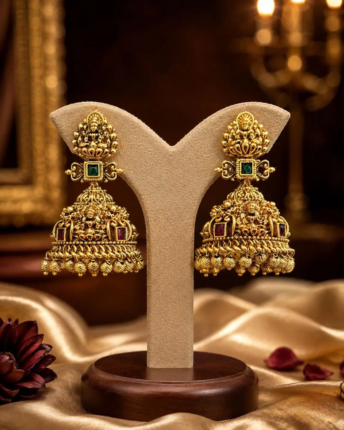 Antique Lakshmi Jhumka