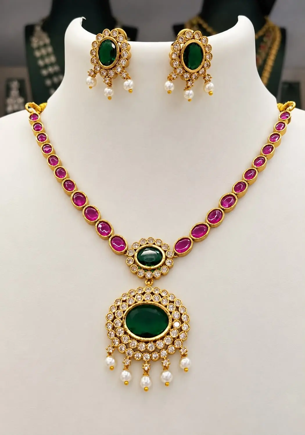Premium Quality AD stoned Necklace